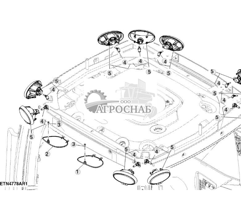 Световые приборы на крыше, без регулируемого прожектора, галогенные (для стран СНГ, Европы, Северной Африки, Ближнего Востока, России) - ST741090 458.jpg